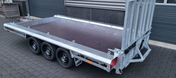 Gooseneck machine transporter 3×1800 kg – 4m x 1.8m - Image 3