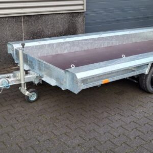Gooseneck machine transporter 3×1500 kg – 4m x 1.5m